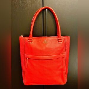 Kate Spade Vibrant Red Tote Bag